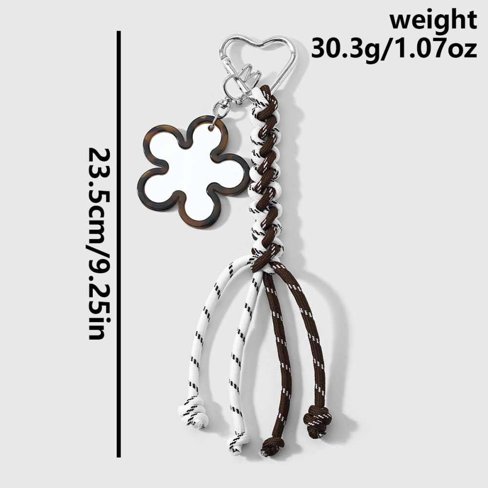 Simple Series Daily Flower Heart Leopard Print Alloy Bag Charms Picture2