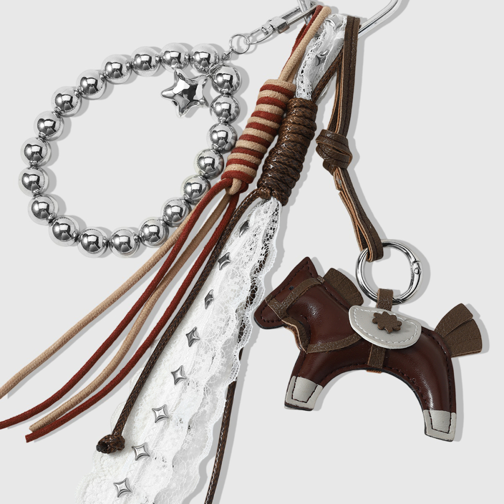 Simple Series Daily Animal Bow Knot Beads Alloy Bag Charms Picture6