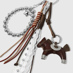 Simple Series Daily Animal Bow Knot Beads Alloy Bag Charms h5 Picture6