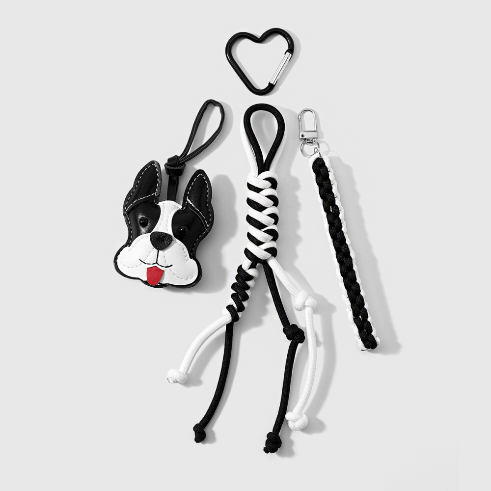 Simple Series Daily Animal Cartoon Woven Alloy Bag Charms Picture6