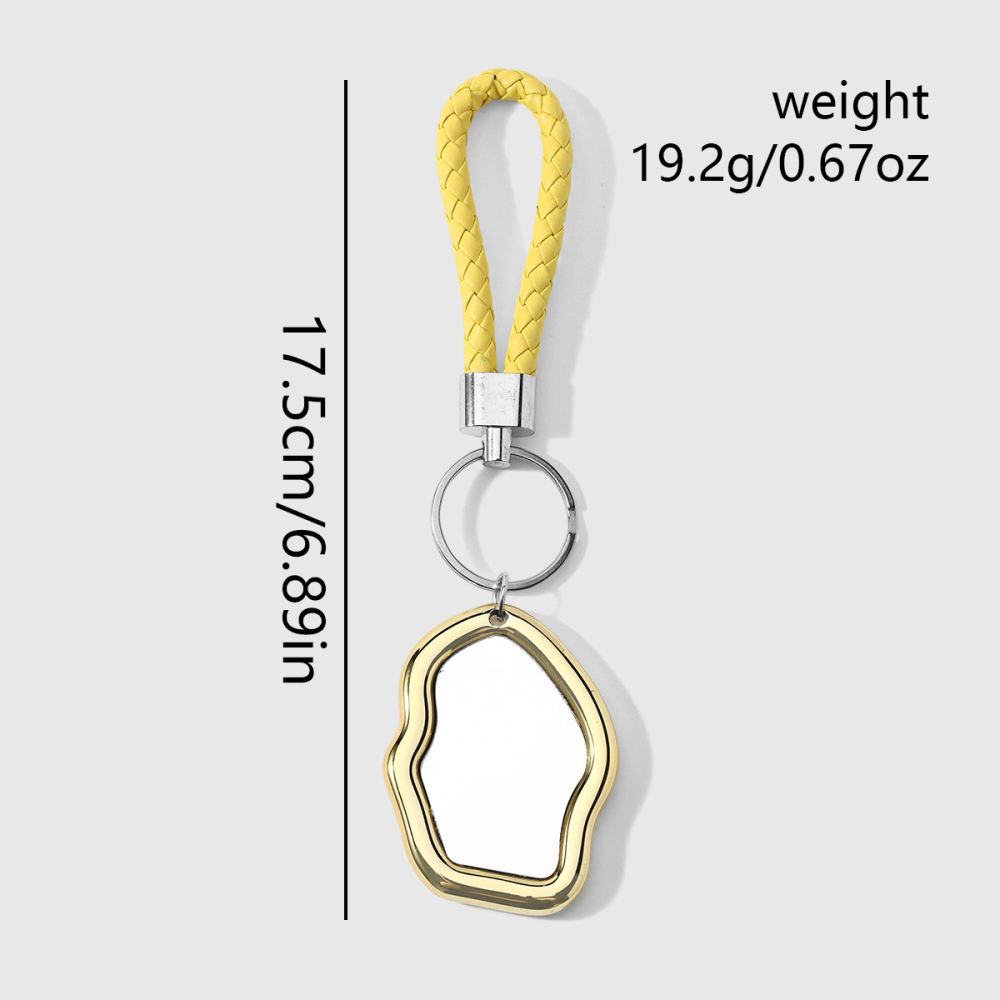 Simple Series Daily Irregular Shape Heart Acrylic Keychain Picture2