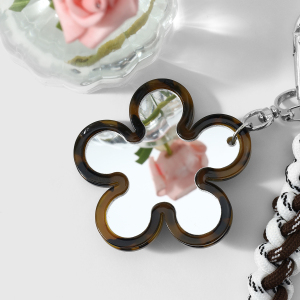 Simple Series Daily Flower Heart Leopard Print Alloy Bag Charms h5 Picture6