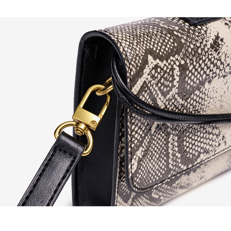 Old Money Style Metal Hardware Solid Color Animal Print Gradient Color Pu Women's East-West Handbags Picture6