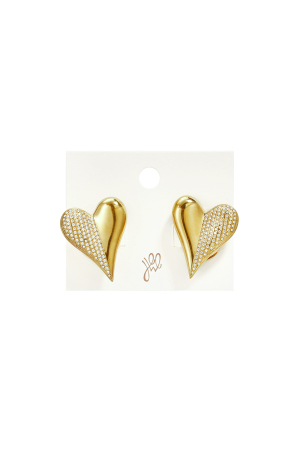 Manchetknopen Met Hartje, Casual, Roestvrij Staal, Dagelijkse Accessoires h5 Afbeelding4