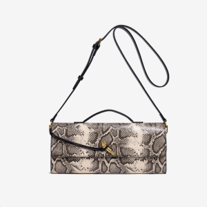 Old Money Style Metal Hardware Solid Color Animal Print Gradient Color Pu Women's East-West Handbags h5 Picture5