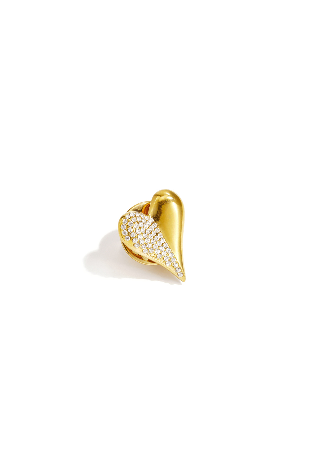 Brooches Heart Simple Stainless Steel Daily Accessories h5Picture4