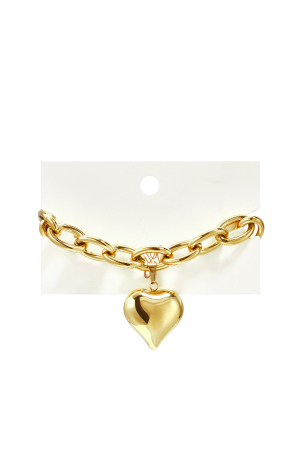 Braccialetti Con Ciondoli In Acciaio Inossidabile, Forma Irregolare, Casual, Quotidiani, Semplici, Serie Da Donna. h5 Immagine3