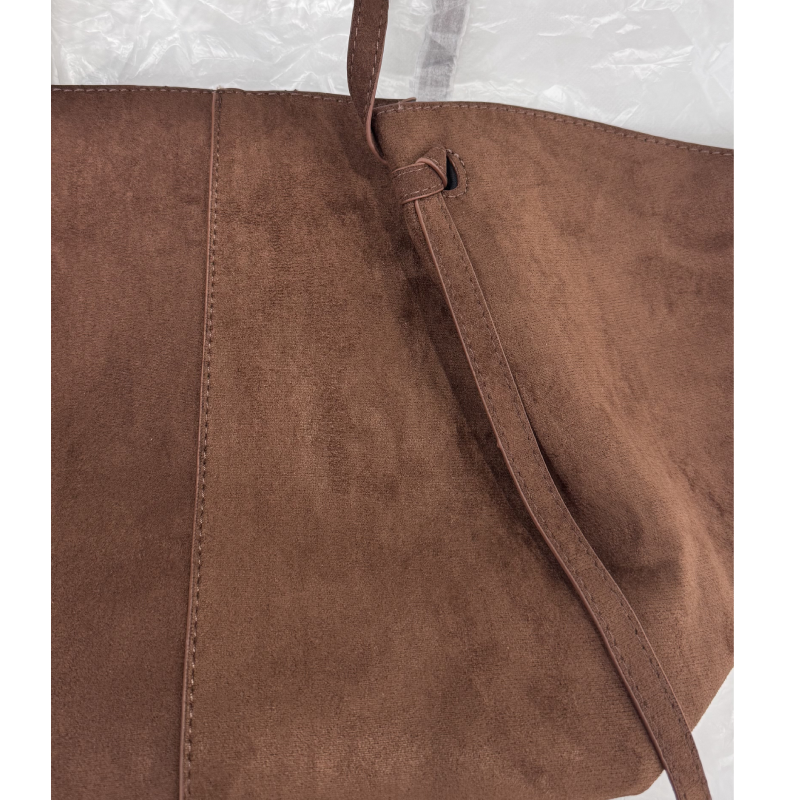 Casual Style None Solid Color Suede Women's Tote Bags Picture5