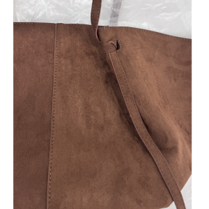 Casual Style None Solid Color Suede Women's Tote Bags h5 Picture5