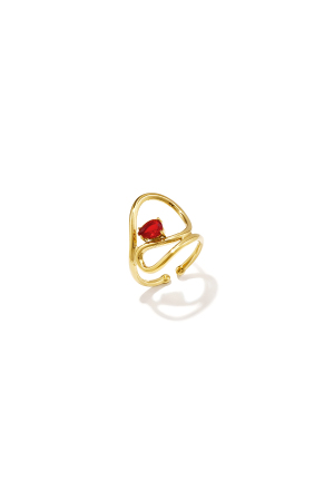 Opvallende Ringen Van Roestvrij Staal Met Een Onregelmatige Vorm, Casual En Eenvoudig, Uit De Casual Collectie Voor Dagelijks Gebruik. Damessieraden. h5 