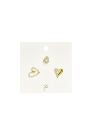 Brooches Heart Simple Stainless Steel Daily Accessories h5 Picture6