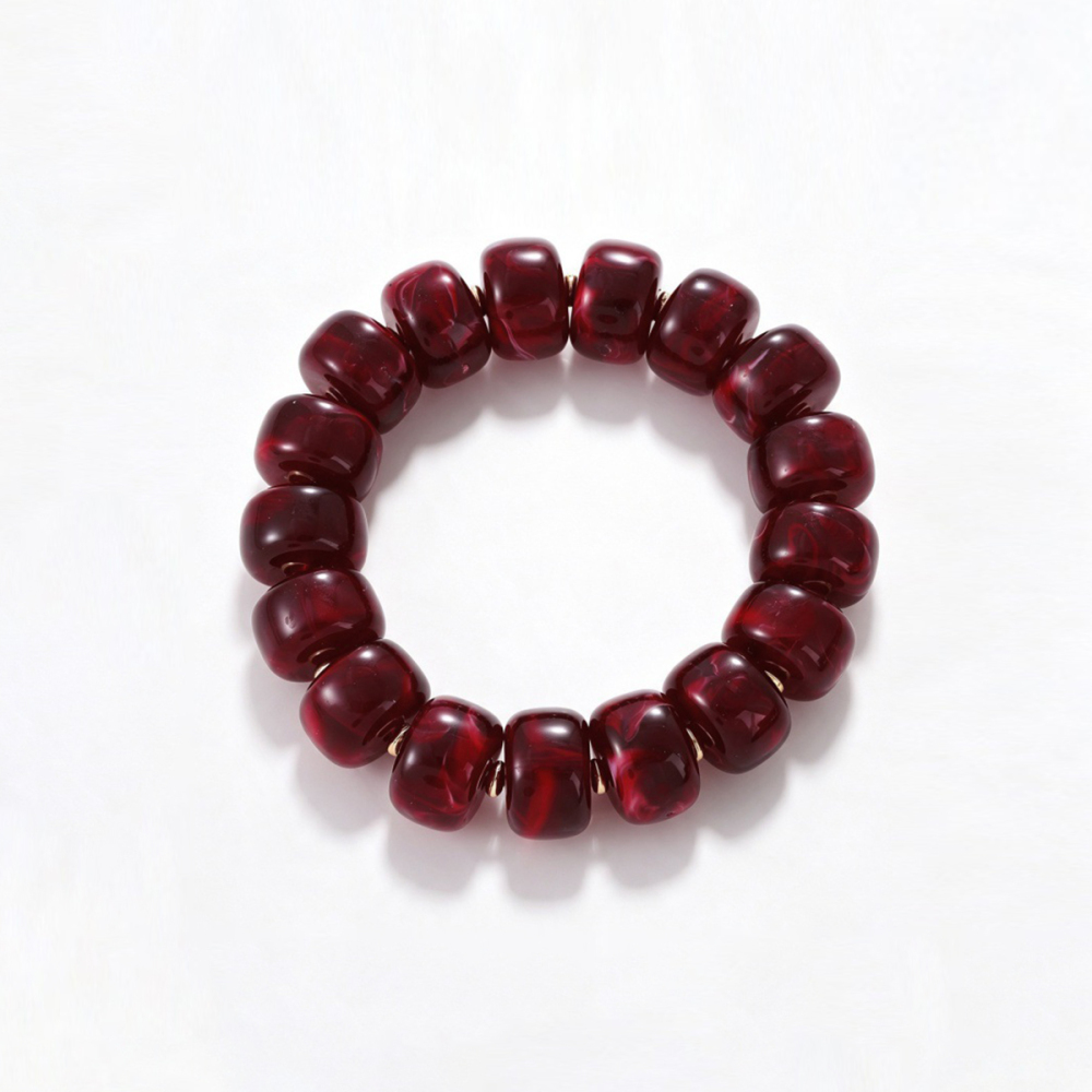 Beads Gradient Color Resin Women's Beaded Bracelets h5Picture2
