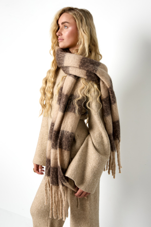 Winter Scarves Stripe Casual Polyester Daily Accessories h5 Picture3