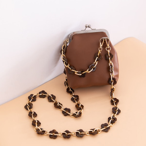 Simple Series Daily Flower Solid Color Chain Gradient Color Acrylic Phone Chain Bag Straps h5 Picture3