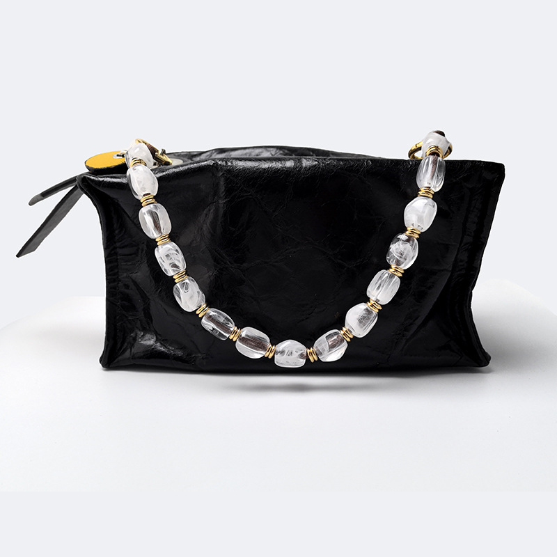 Simple Series Daily Irregular Shape Beads Mixed Color Gradient Color Acrylic Phone Chain Bag Straps Picture5