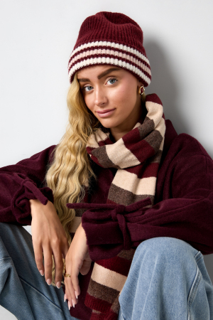 Beanie Stripe Casual Polyester Daily Accessories h5 Picture3