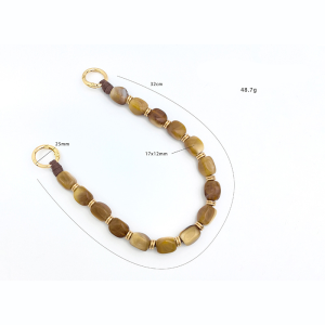 Simple Series Daily Irregular Shape Beads Mixed Color Gradient Color Acrylic Phone Chain Bag Straps h5 Picture6
