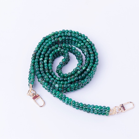 Simple Series Daily Solid Color Beads Acrylic Bag Straps Bag Straps