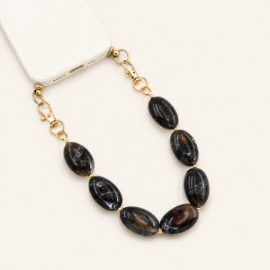 Simple Series Daily Solid Color Beads Gradient Color Acrylic Phone Chain Bag Straps h5 Picture2