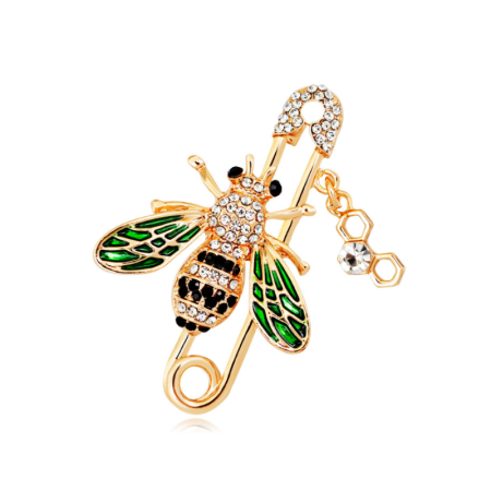 Luxurious Series Daily Animal Mixed Color Alloy Rhinestone Brooches