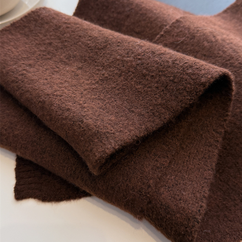 Simple Series Daily Solid Color Polyester Winter Scarves Picture11