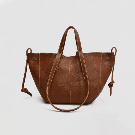 Parisian Chic Style Solid Color Pu Women's Tote Bag Tote Bags