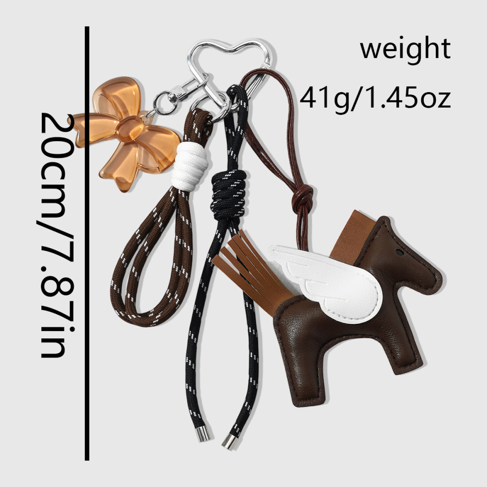 Simple Series Daily Heart Bow Knot Cartoon Alloy Bag Charms Picture2