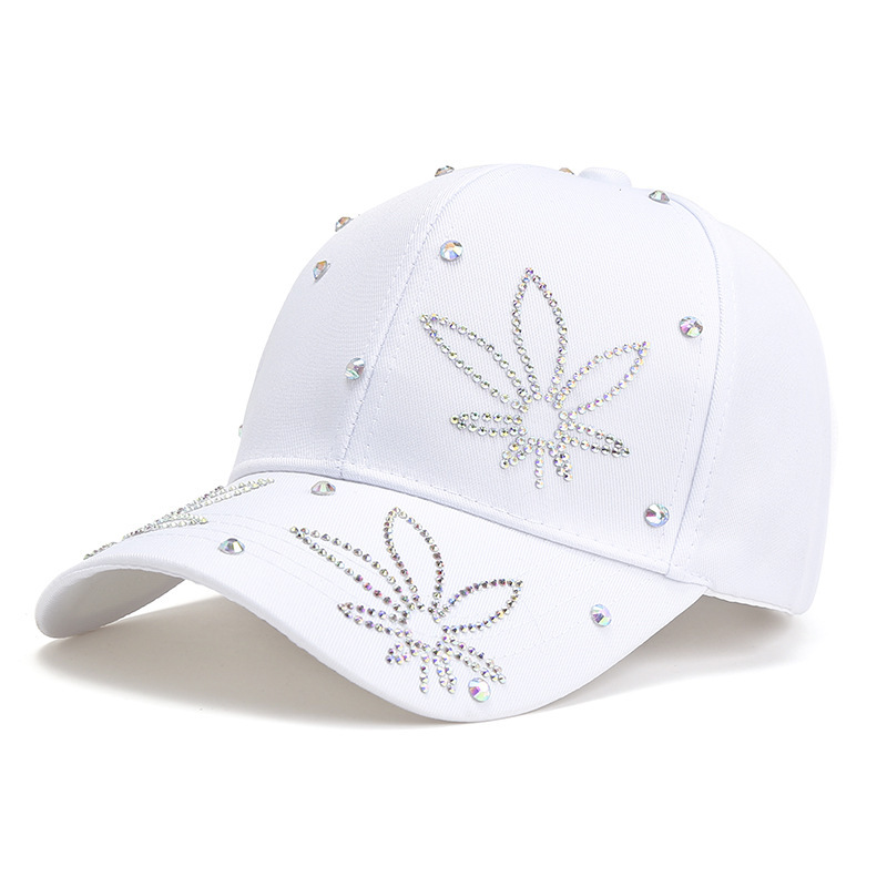 Luxurious Series Simple Flower Solid Color Cotton Baseball Cap