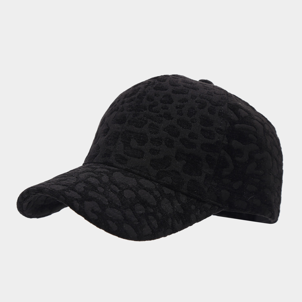 Simple Series Retro Leopard Print Polyester Baseball Cap 