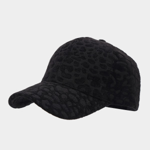 Simple Series Retro Leopard Print Polyester Baseball Cap h5 