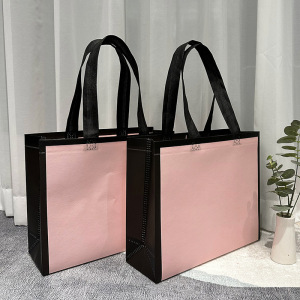 Borse Shopper Quadrate Da Donna In Poliestere, Stile Casual, Colori Misti h5 Immagine2