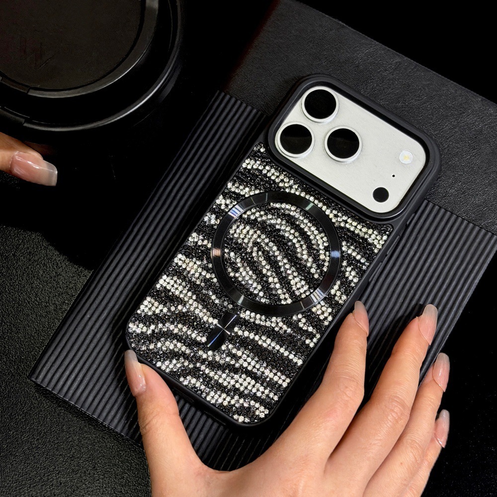 Gorgeous Rhinestonesmixed Color Animal Print Phone Cases 