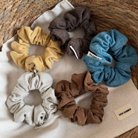 Einfache Serie, Einfarbige Polyester-Haargummis Für Den Täglichen Gebrauch