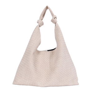 Minimalist Style Woven Solid Color Pu Women's Shoulder Bags h5 