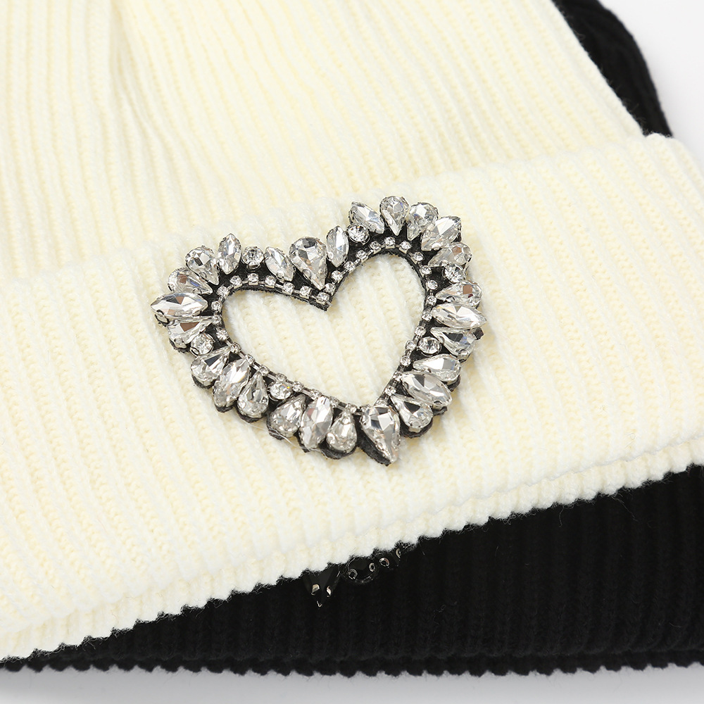 Luxurious Series Daily Heart Solid Color Polyester Beanie h5Picture2