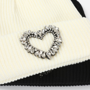 Luxurious Series Daily Heart Solid Color Polyester Beanie h5 Picture2