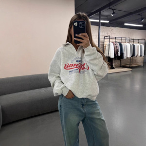 Casual Letters Regular Cotton Long Sleeve Tops h5 Picture2