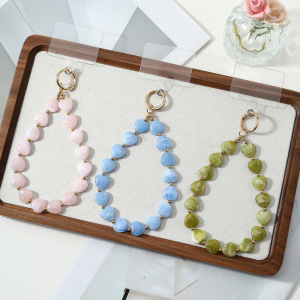 Simple Series Daily Heart Beads Alloy Phone Chain h5 Picture4