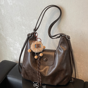 Casual Style None Solid Color Pu Women's Square Shoulder Bags h5 Picture2