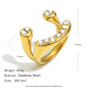 Gold Color/Ring Size 6 