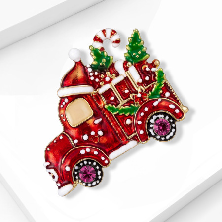 Luxurious Series Vacation Christmas Metal Brooches 2