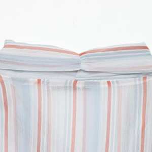 Elegant Stripes Tie-Up Ruffle Loose Fit Blouses & Shirts h5 Picture4