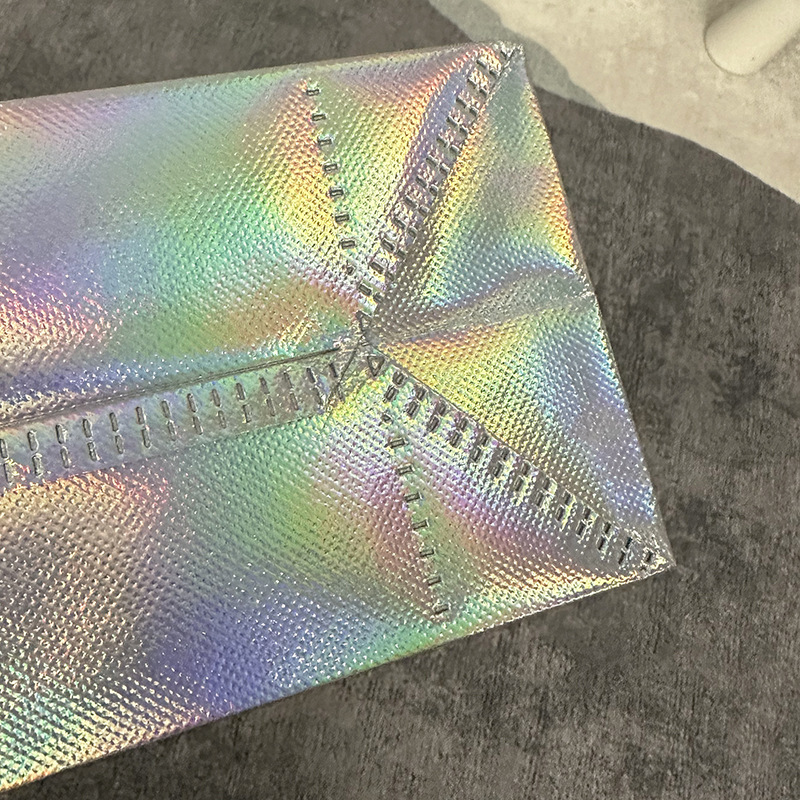 Casual Style None Solid Color Gradient Color Polyester Women's Square Shopper Bags Picture3