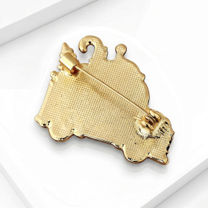 Luxurious Series Vacation Christmas Metal Brooches h5 Picture3