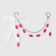 One rose pink bag charm Picture2
