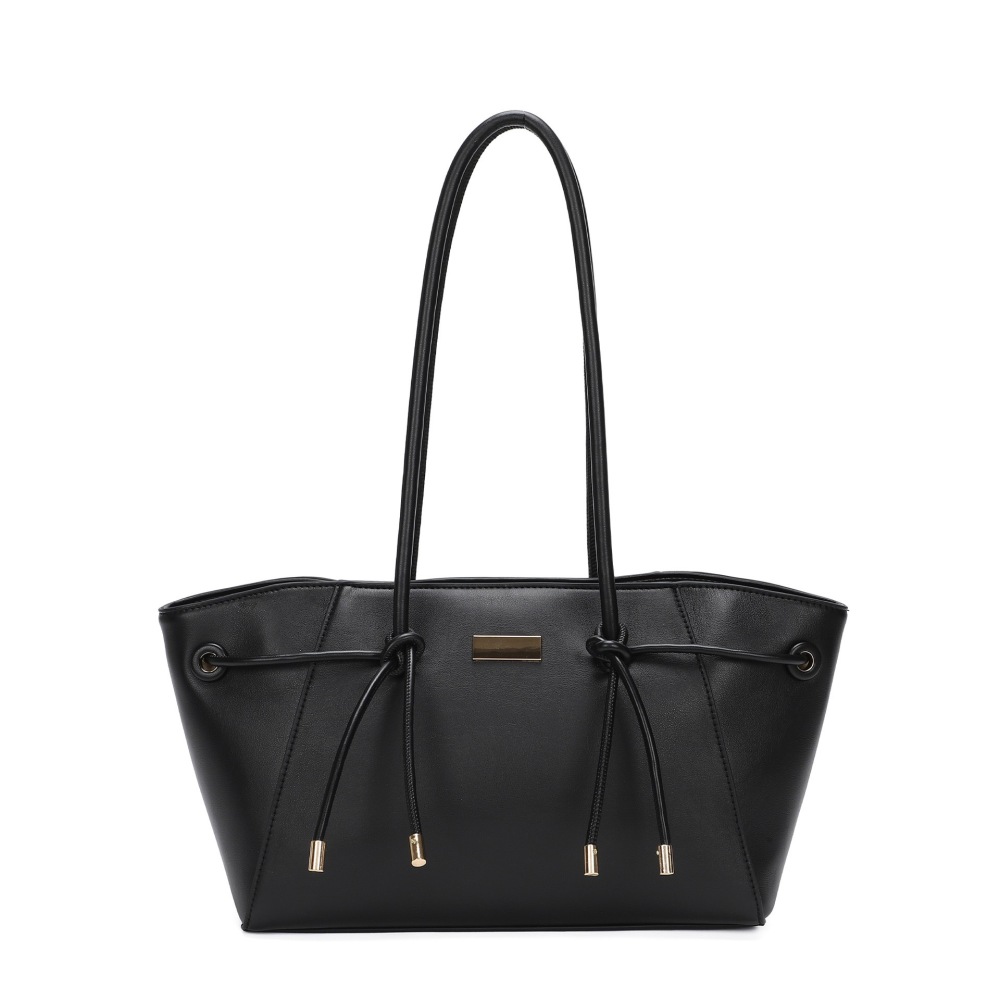 Minimalist Style Solid Color Pu Women's Tote Bag 