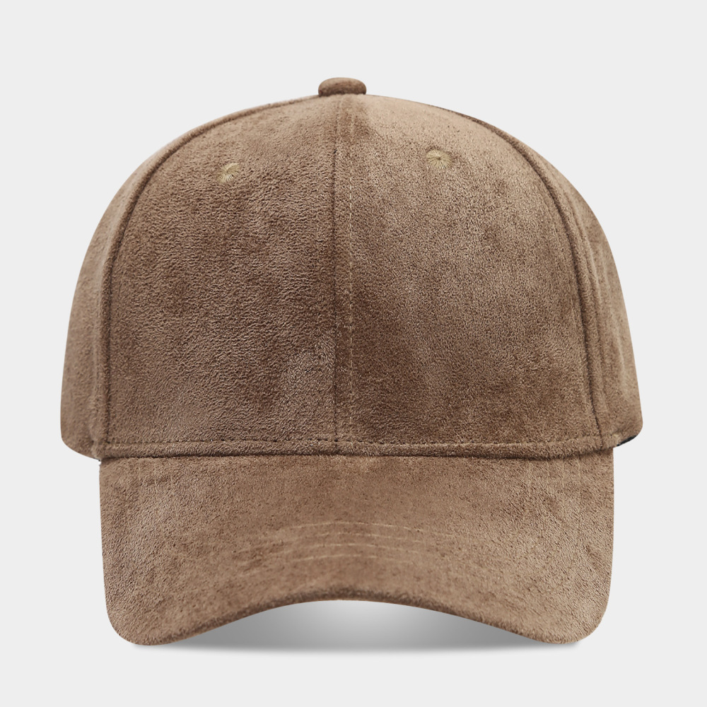 Simple Series Daily Solid Color Suede Baseball Cap Picture4