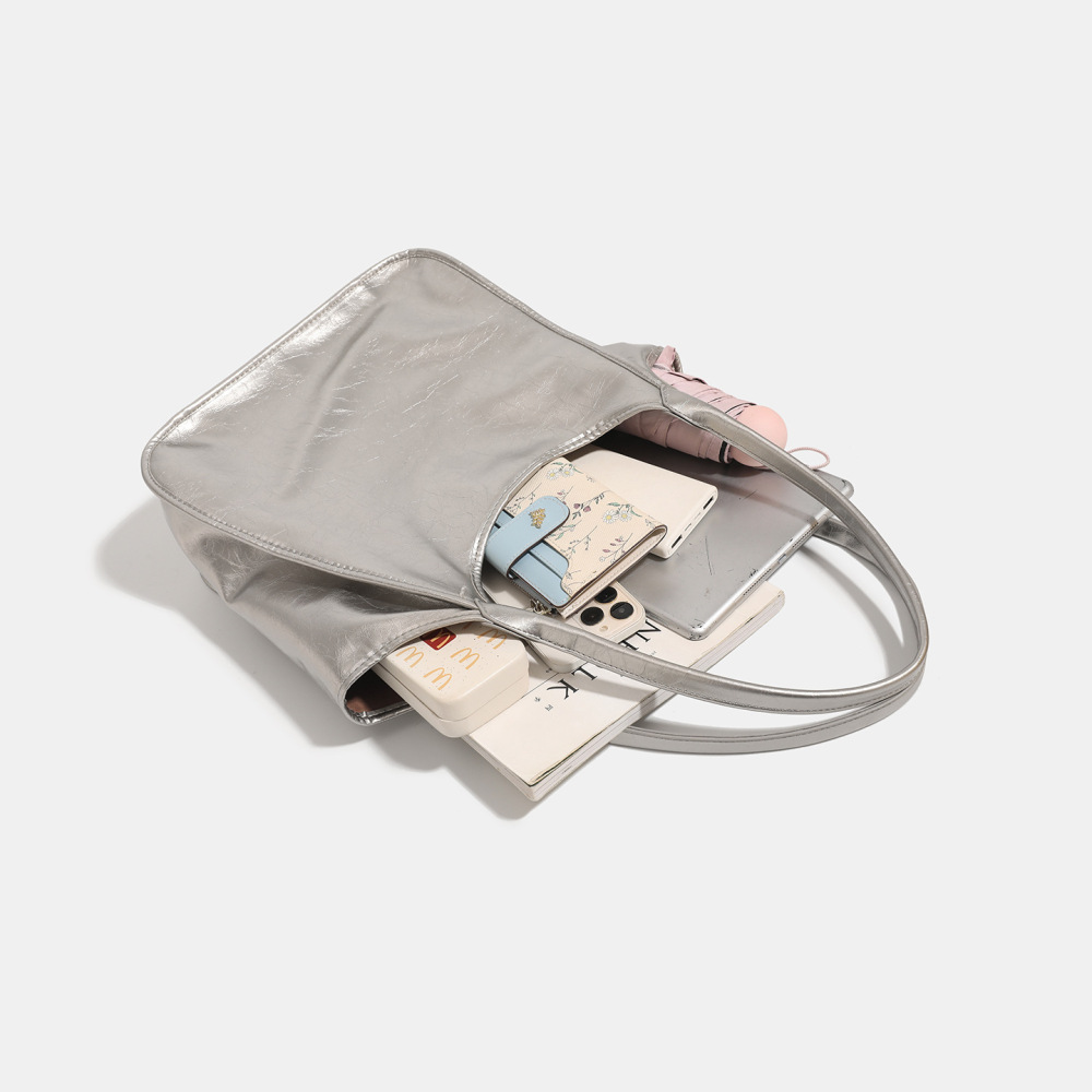 Casual Style None Solid Color Pu Women's Square Shoulder Bags Picture4