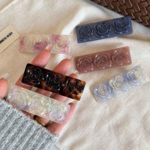 Fermagli Per Capelli In Acetato Simple Series Daily Flower Rose Gradient Color. h5 Immagine4