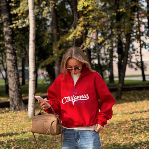 Casual Letters Regular Cotton Long Sleeve Tops h5 Picture3